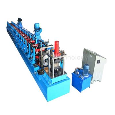 China Hotels Steel Gearbox Drive Strut Channel Solar Panel Frame Roll Forming Machine for sale