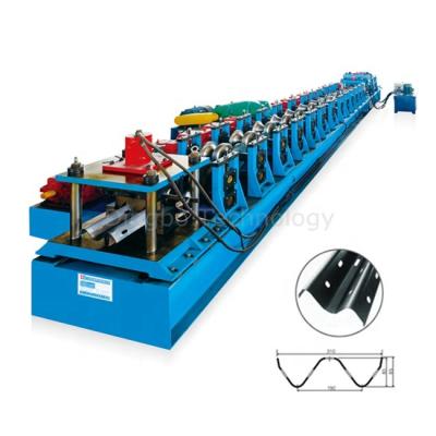 China Construction worksÂ   Highway Guardrail Roll Forming Machine Steel Frame W Profile W Beam Guardrail Roll Forming Machine for sale