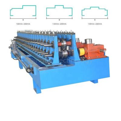 China Hotels Door Frame Hydraulic Punch Roll Forming Machine Door Frame Machinery In China 2021 for sale