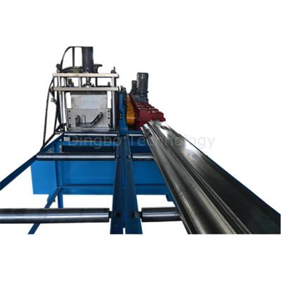 China Hotels Gutter Aluminum Roll Forming Machine 580*145*151cm Metal Rain Gutter Cold Roll Forming Machine for sale