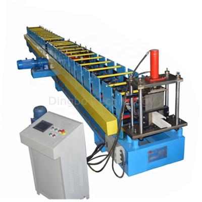 China Hotels Gutters Metal Roll Forming Machine Aluminum Rain Gutter Water Downpipe Roll Forming Machine for sale