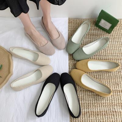 China Best Selling Latest Candy Color Women's Shoes Professional Shoes Flat Casual Shoes for sale