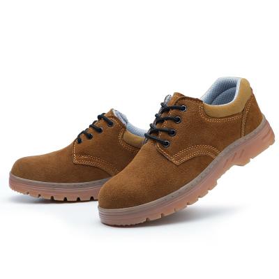 China Hot Selling Steel Toe Men's Steel Toe Cap Anti-Smashing And Anti-Puncture Lightweight Wear-Resistant Breathable Safety Welding Work Shoes for sale