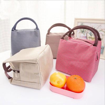 China Portable Waterproof Bag The Latest Fasion Wholesale Insulation Canvas Lunch Bag for sale