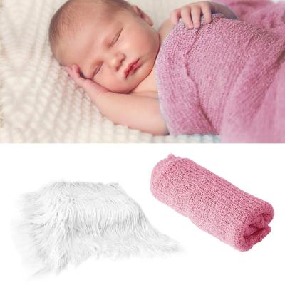 China Hot Selling Folded Baby Photography Props Baby Taking Photo Blanket And Wrap All Series for sale