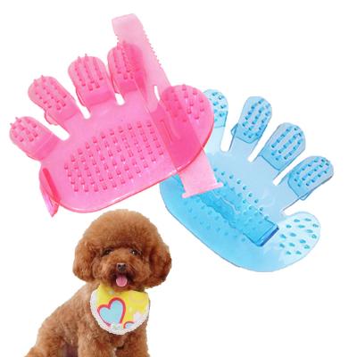 China Stocked Pet Bath Brush Palm Finger Five Finger Brush Pet Bath Supplies for sale