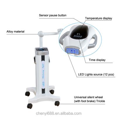 China Newest Chenyi Blue Led Laser Whitening Light Dental Teeth Whitening Machine Best Factory Price CY-M228 for sale