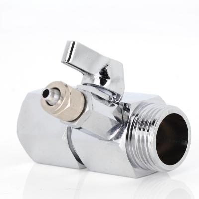 China Professional Reverse Osmosis System Water Purifier China Fitting RO Feed Water Adapter Brass Ball Valve for sale