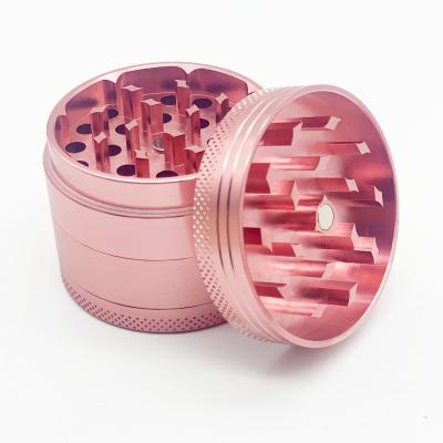 China Tobacco Grinder / Wholesale Windproof Grinding Gifts etc Low Price 4 Pieces of the Bulk Grinder 40MM Rose Gold Custom LOGO Herb Weed Grinder for sale