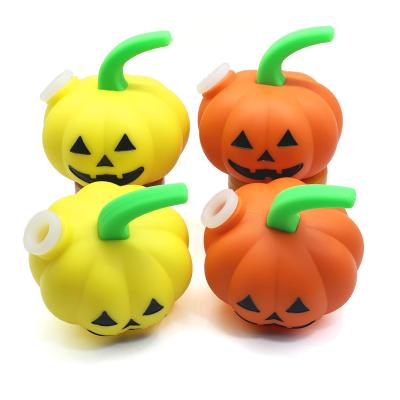 China Minimalist SHINY High Quality SHINY Gift Halloween Silicone Pipe Halloween Glass Pipe Glass Pipe for sale