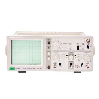 China 20MHz Dc Discovery Analog 2 And 2 Channel Oscilloscope For Student And Lab Use V-212 for sale