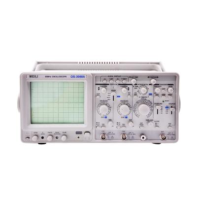 China 2 Channel 4 Plotting Measuring 6 Digits LED Screen Oscilloscope DC-60MHz AC110/220V Adjustable Analog Optional Oscilloscope OS-3060A for sale