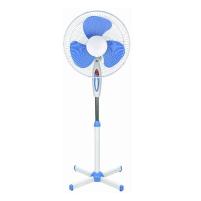 China Hotel QIJUN Electric 16inch Pedestal Stand Fan With Cross Base Floor Stand for sale