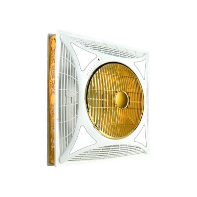 China Hotel 600*600mm Ceiling Box Fan With LED Ceiling Fan Ceiling Mounted Exhaust Fan for sale