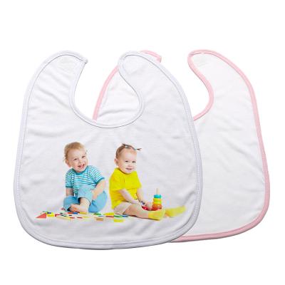 China Blank logo sublimation polyester cotton baby boys washable promotional fashion customized baby product boys band bibs for sale