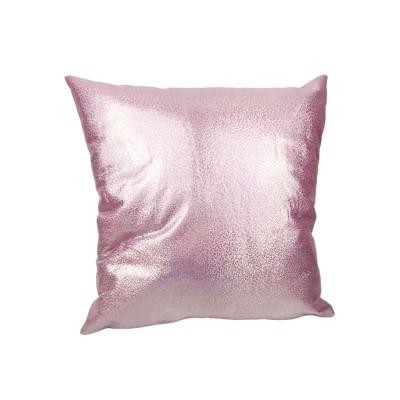 China Dropshipping Anti-Static Ready To Ship Double Side Sublimation Pillow Cover Silver Rose Gold Case Blanks Glitter Pillow Case for sale