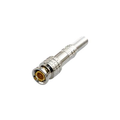 China 1PCS Solder Seat TYWB04 Q9 Monitor Socket Panel Thin Gold BNC 75-5 Male Audio Jack Connector for sale