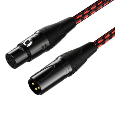 China HOME THEATER WinAqum Red-Net XLR Male To Female Extended Audio Cable With Ring Speaker Line High Fidelity Magnetic Microphone RN805 for sale