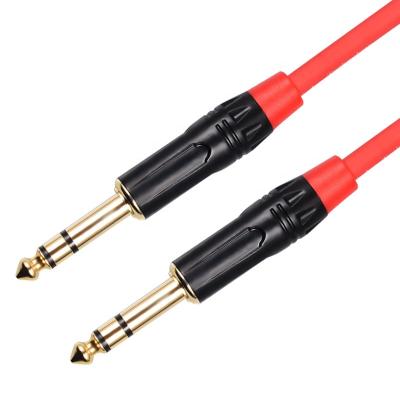 China 2021 New Product Mixer Mic Stereo Auxiliary Extension 6.35mm Jack M/M XLR Low Noise Audio Cable for sale