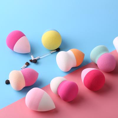 China Wholesale Multi Color Latex Squash Make Up Beauty Makeup Sponge Blenders Powder Puff Hydrophilic Latex for sale