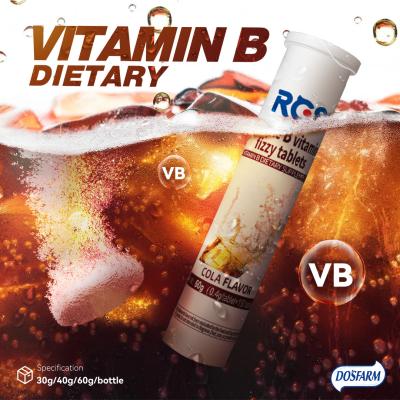 China O sabor efervescente da cola da tabuleta da vitamina B da exploração agrícola de Do marca VB marca tabuletas efervescentes à venda