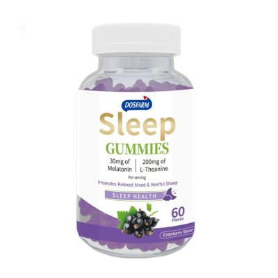 China Customized Sleep Melatonin Healthy Elderberry Gummies Low Fiber Content For Optimal Nutrition for sale