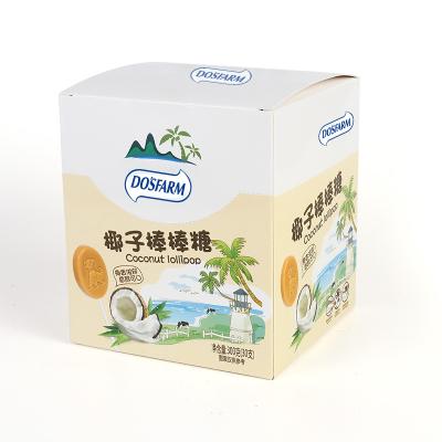 China 10g Coconut Lollipop True Coconut Flavor Candy Packed In Box for sale