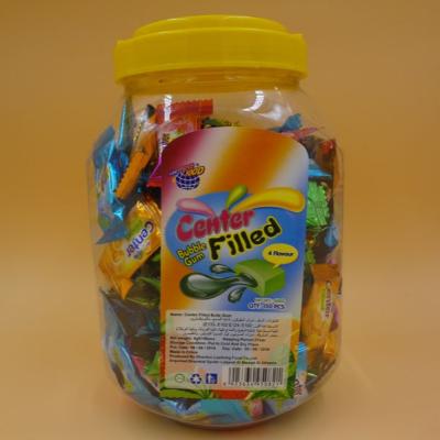 China El caramelo divertido del chicle del chicle de la naranja/de la sandía/de la menta clasificó sabor con sabor a fruta en venta