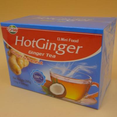 China Ginger Tea Instant Drink Powder-Kissensatz mit dem unterschiedlichen Aroma des Schaukartons verfügbar zu verkaufen