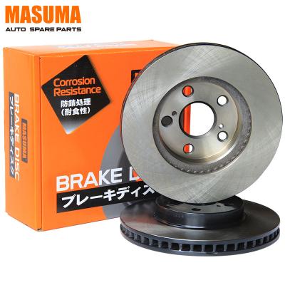 China BD-1201 MASUMA Car Brake Disc Steel Auto Car 43512-12690 43512-02180 For TOYOTA AURIS for sale