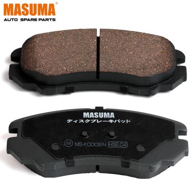 China MS-K0008N MASUMA Brand Auto Spare Parts Accessories Set Brake Pad System 58101-38A90 16*8.5*7cm for sale