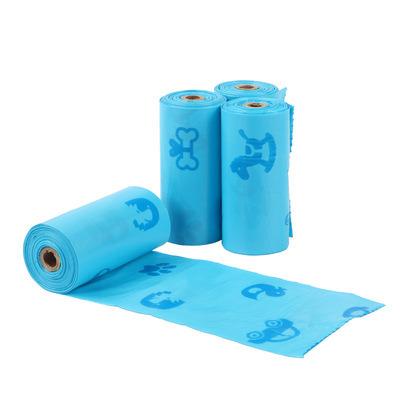 China Custom Printed Biodegradable Stocked RTS Pet Poop Bags Dog Waste Bags Dog Poop Bag for sale