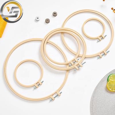 China Cross Stitch Leather Painting Circle Plastic Circles Ring Embroidery Circle Set Tool Embroidery for sale