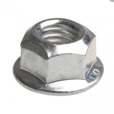 China Flanged All-Metal Hex Nuts with Prevailing Torque in Metric Carbon/Stainless Steel for sale