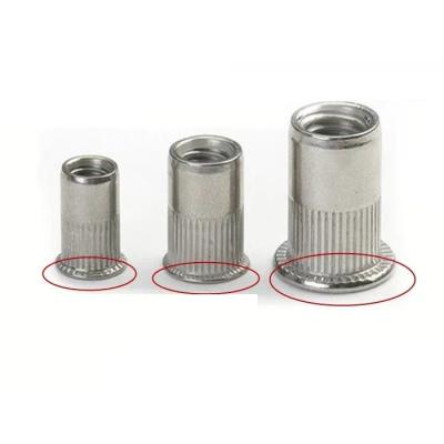 China ISO9001 2015 Certified M4/5/6/8/10/12 Carbon Steel Rivet Nuts with Big Countersunk Head for sale