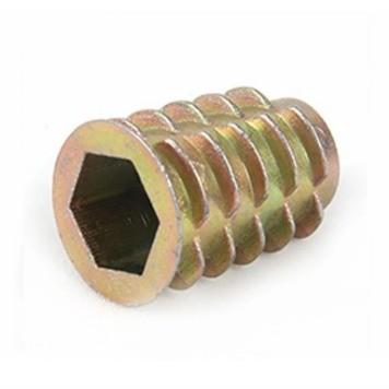 China Inch Imperial M2 M3 M4 M6 M8 Muebles Nut de inserción de madera tornillo con rosca Nut de inserción de madera en venta