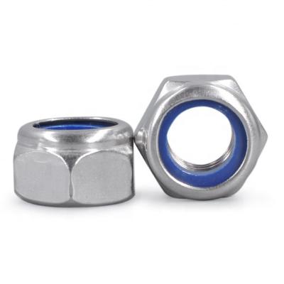 China DIN985 Black Locking Galvanized Hex Nut Grade 4.8/6.8/8.8/10.9/12.9 from Fastener for sale