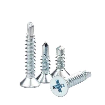 China M5-M100 Mecânico Branco Azul Galvanizado DIN7991 Flat Head Hex Socket Bolt Screw à venda