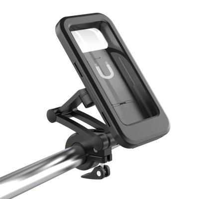 China Universal Adjustable Waterproof Bicycle Anti-fall Phone Case Stand Bicycle Riding Bicycle Phone Holder for sale