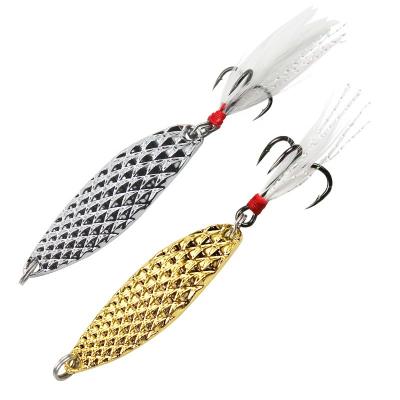 China Luya's New Designed Sequin Lure with Feather Hook Diamond Viper Sequins Fishing Lures Bait BL-015 for sale