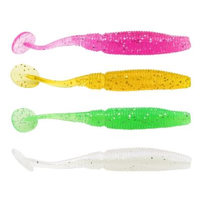 China Artificial Lures 2.5g 80mm Larva Fishing Worm Lures Soft Fishing Tackle Lures BL-023 Soft Tail Fishing Lures t for sale