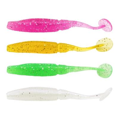 China Artificial Larva and Bait Worm Baits Soft Bait 2.5g 80mm t Soft Tail BL-023 Fishing Lures for sale