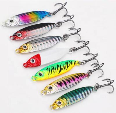 China Metal Lead 5 Piece 5g/7g/10g/15g/20g Slow Bounding Fishing Lures Fishing Metal Lure Bounding Set for sale