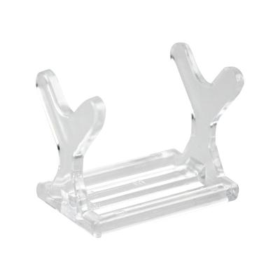 China PC 4.6cm*3.0cm*3.7cm Clear Acrylic Lure Rack Fishing Display Stand for sale