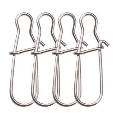 China New 00#-8# 100pcs/bag Nice Sea Accessories Stainless Steel Swivel Snap Fishing Snap 00#-8# for sale