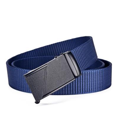 China Business Soft Men's Buckle Belt Business Nylon Automatic Jeans Belt Wholesale Customization Manufacturer for sale