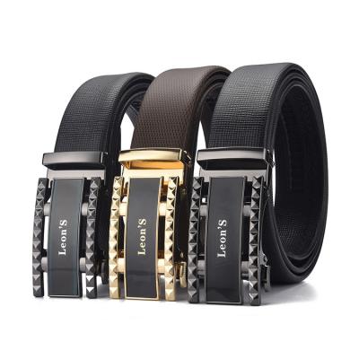 China Business fashion soft leisure customized simple classic jeans belt business men's soft automatic buckle PU belt factory wholesale for sale