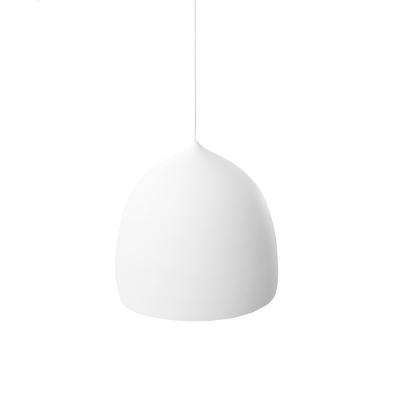 China Best Selling White Acrylic Diffuser Kitchen Restaurant Pendant Lights Hanging Lamp White Decorative Pendant Light for sale