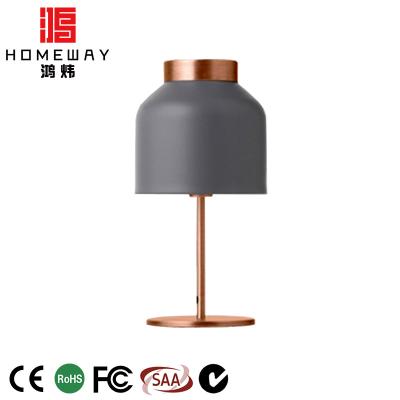 China Adjustable Gray Powder Coated Study Table Lights Table Lamp Angel Shade Angel Table Desk Lamp Manufacturers for sale