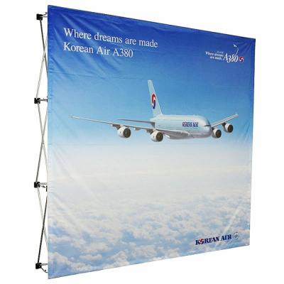 China Portable Aluminum Exhibition Folding Pop Up Banner Wall Display Stand For Exhibition for sale